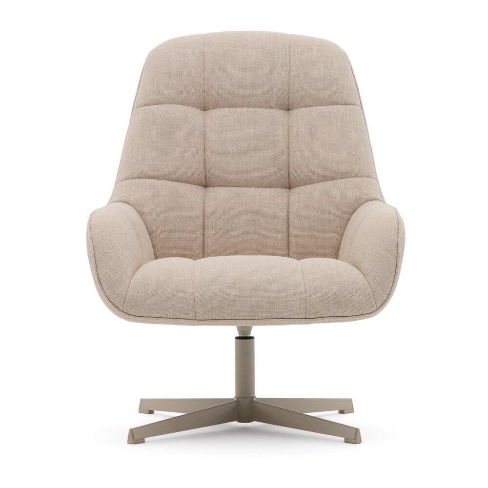Béžové otočné křeslo Jaspe – Kave Home