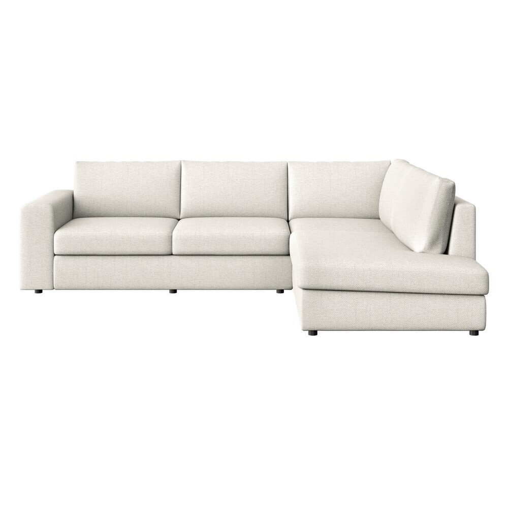 Krémová rohová pohovka (pravý roh/do L) Baga – Rodier