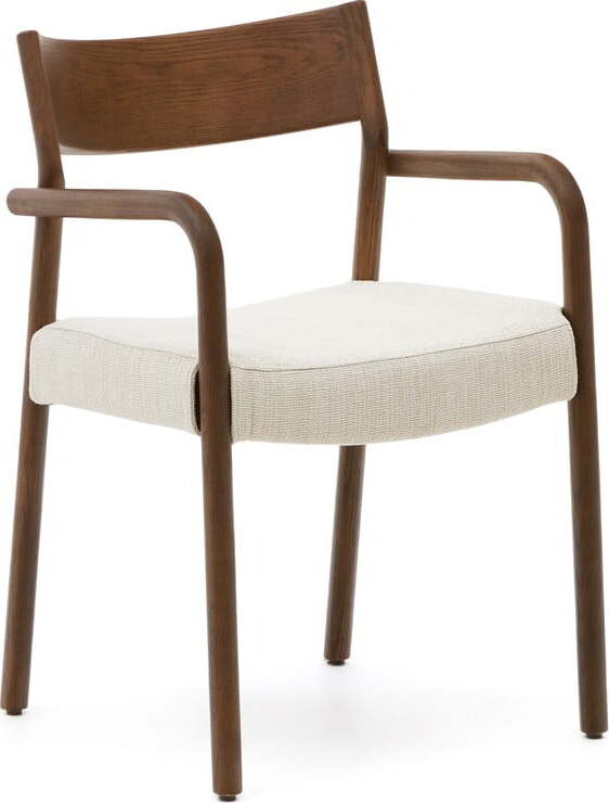 Hnědá/béžová jídelní židle Falconera – Kave Home