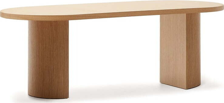 Jídelní stůl v dekoru dubu 100x200 cm Nealy – Kave Home