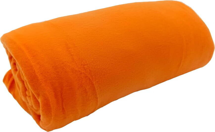 Oranžová fleecová deka 150x200 cm Plain – JAHU collections