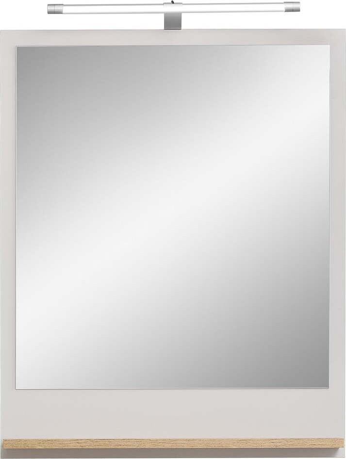 Nástěnné zrcadlo s osvětlením/s poličkou 60x74,5 cm Quickset 966 – Pelipal
