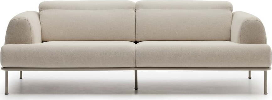 Béžová pohovka z textilie bouclé 234 cm Aurum – Kave Home