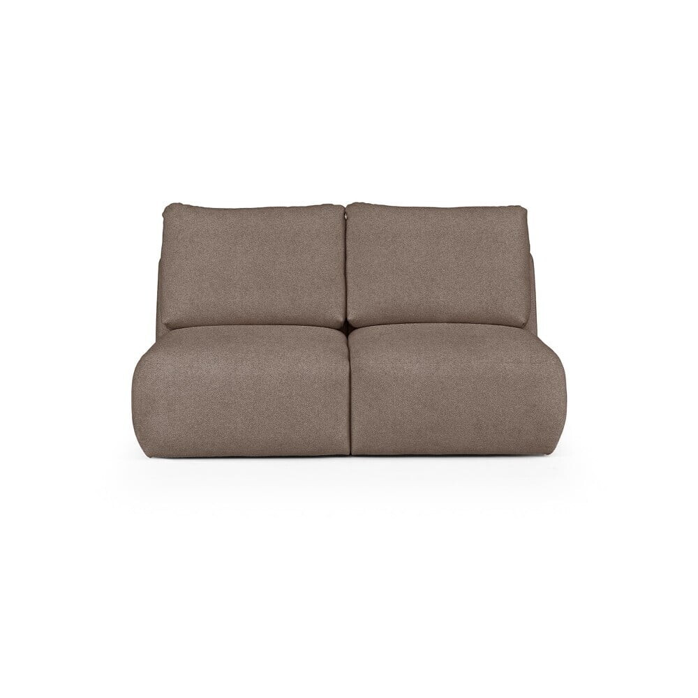 Hnědá pohovka z textilie bouclé 164 cm Mirel – Rodier