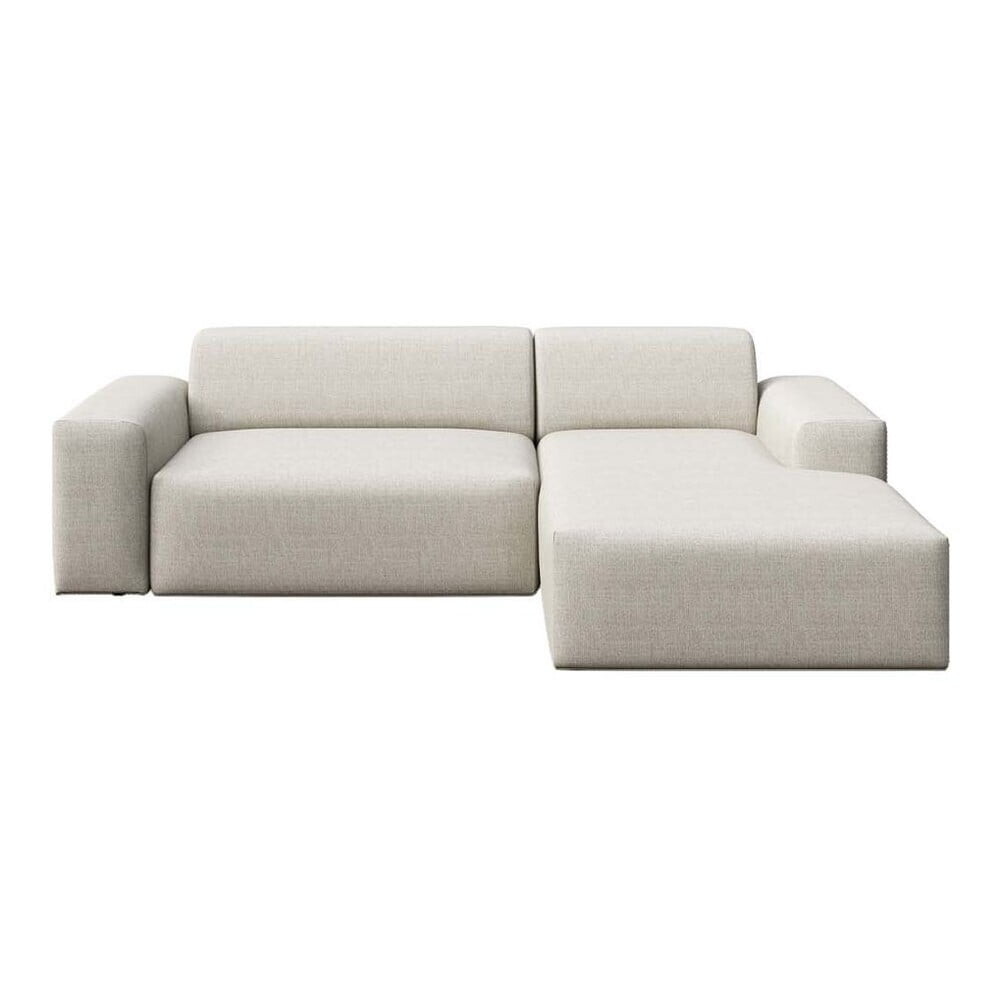 Béžová rozkládací/s úložným prostorem rohová pohovka (pravý roh/s lenoškou) Villet – Rodier