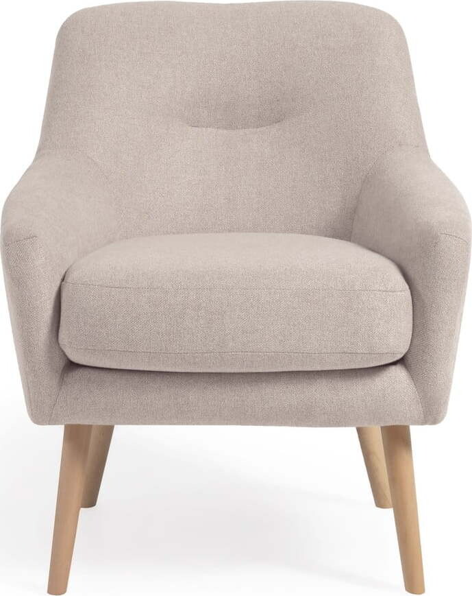 Béžové křeslo Candela – Kave Home