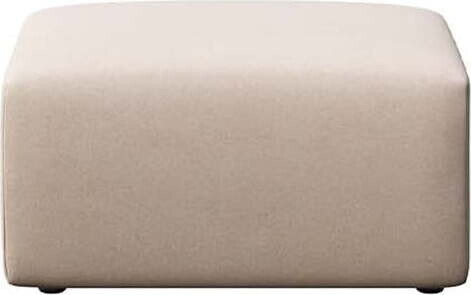 Béžová sametová podnožka Villet – Rodier