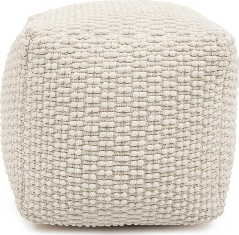 Krémový taburet Mascarell – Kave Home