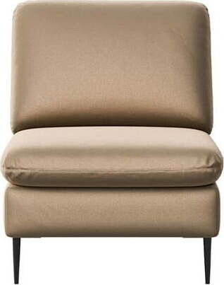 Světle hnědé sametové křeslo Belle – Rodier