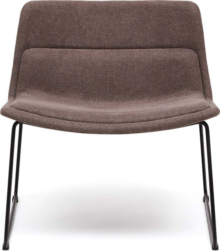 Hnědé křeslo Zahara – Kave Home