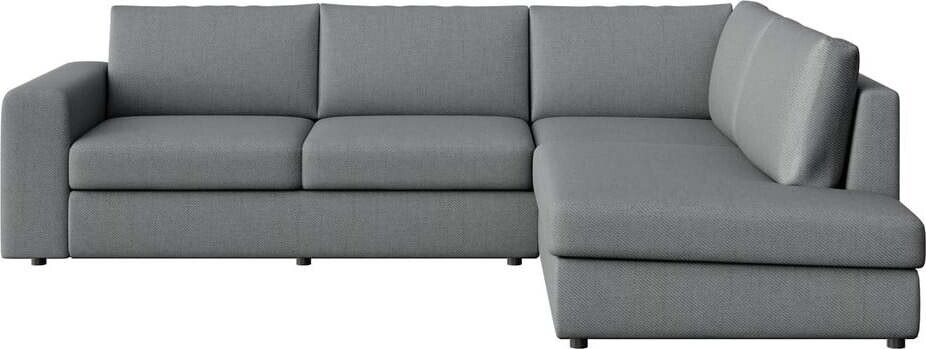 Šedá rohová pohovka (pravý roh/do L) Baga – Rodier