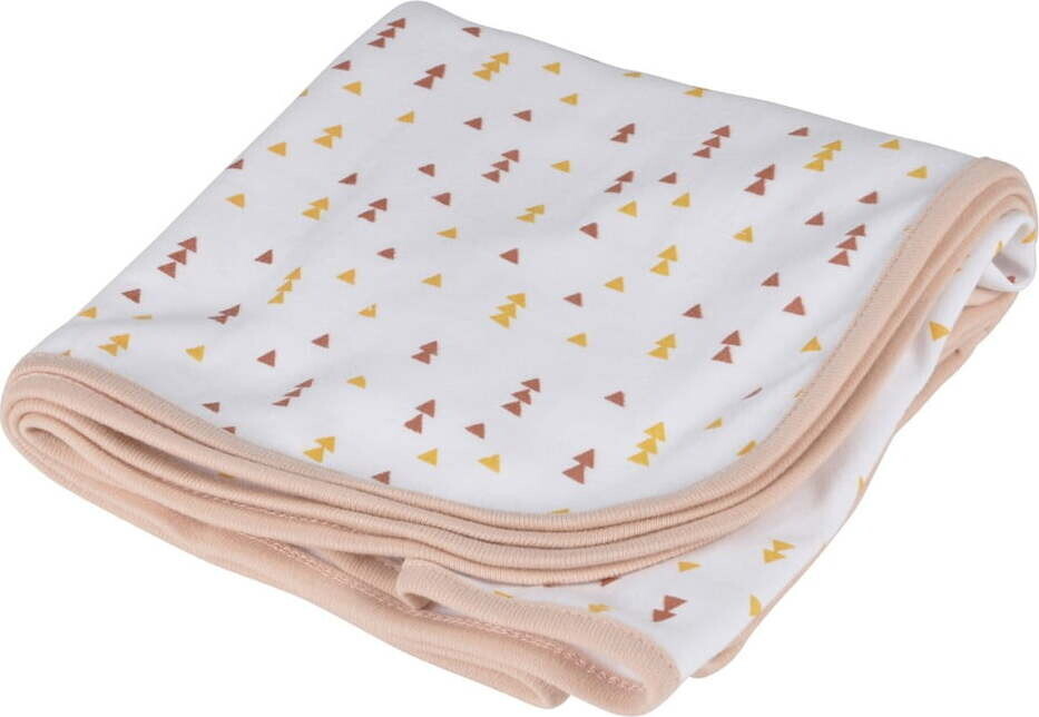 Bílá bavlněná dětská deka 75x75 cm Forest – Bébé Douceur