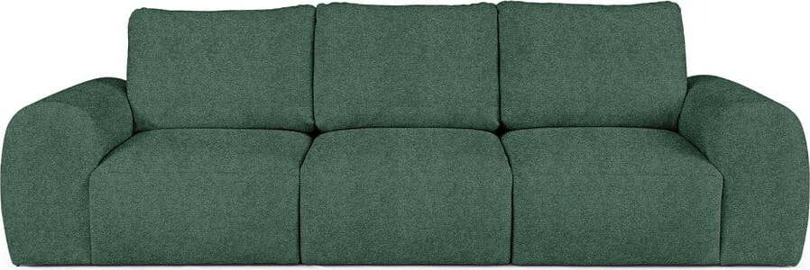 Zelená pohovka z textilie bouclé 287 cm Mirel – Rodier