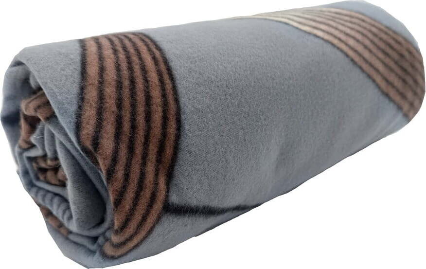 Šedá fleecová deka 150x200 cm Gold Ribbon – JAHU collections