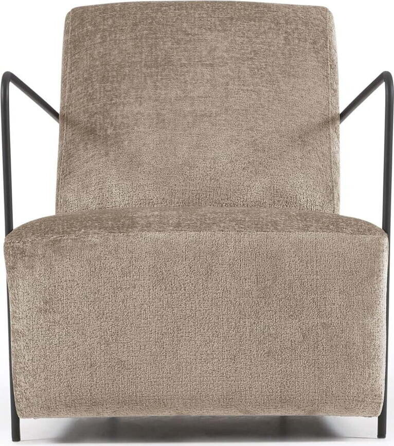 Žinylkové křeslo šedobéžové Gamer – Kave Home