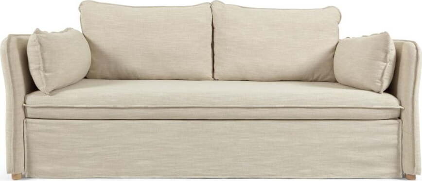 Rozkládací pohovka šedobéžová 210 cm Tanit – Kave Home