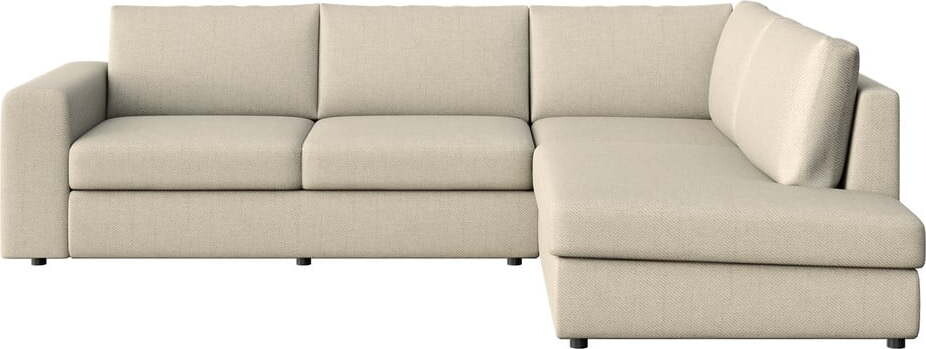 Béžová rohová pohovka (pravý roh/do L) Baga – Rodier