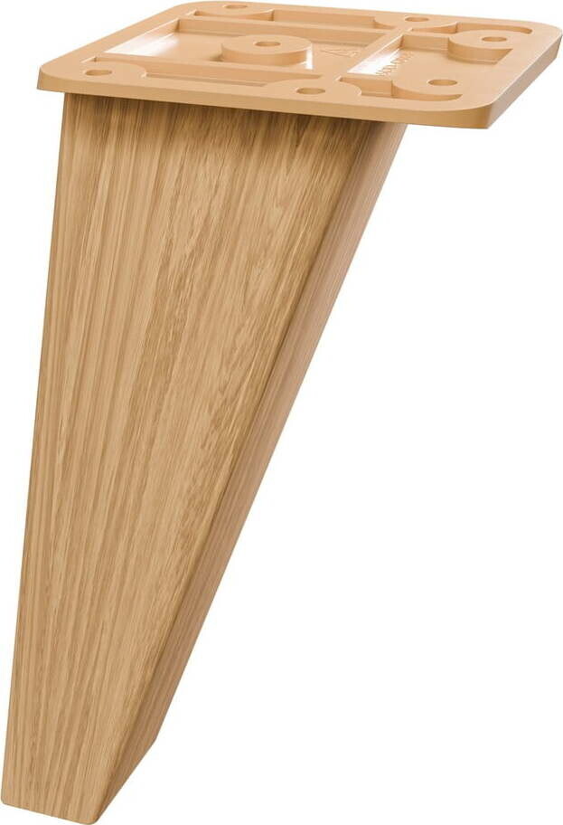 Nožičky v sadě 2 ks v dekoru dubu v přírodní barvě Quickset 383 – Pelipal