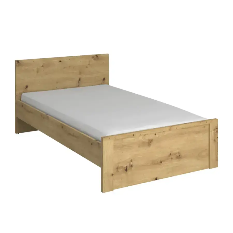 Tempo Kondela Postel AIRON 120x200, dub artisan