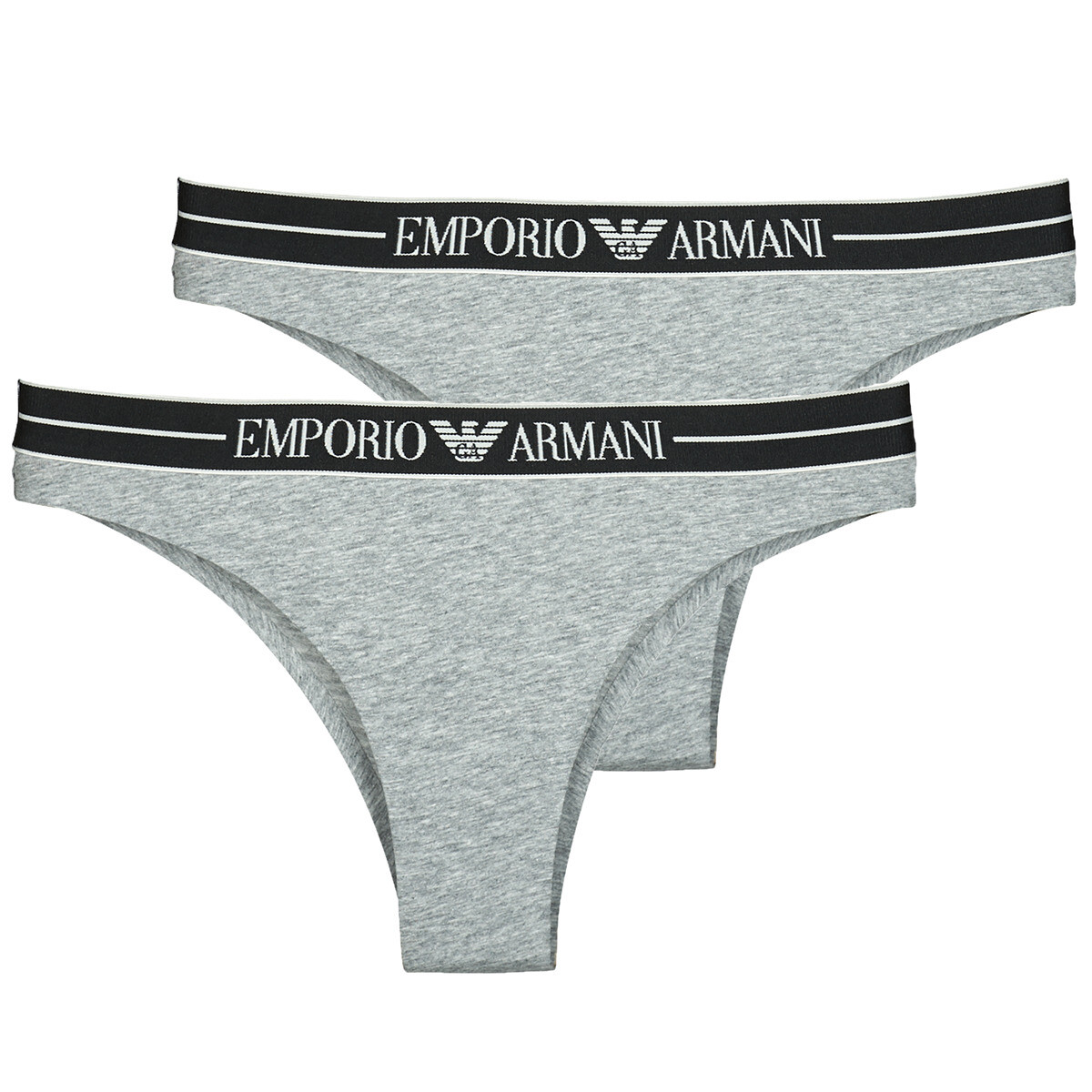 Emporio Armani  2-PACK BRAZILIAN  Šedá