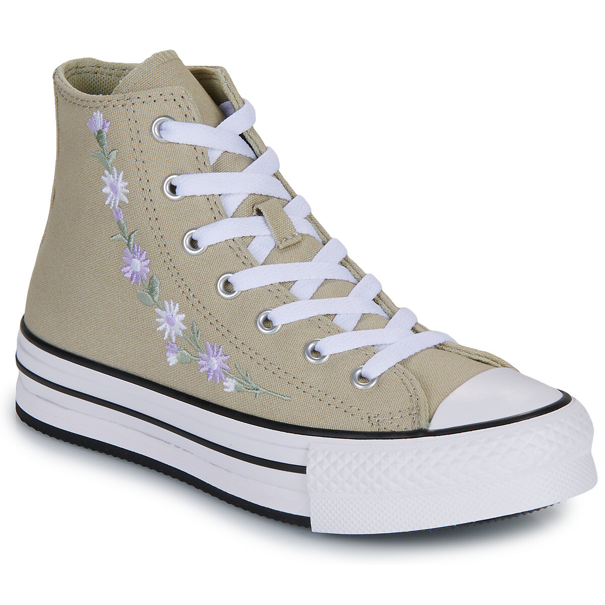 Converse  CHUCK TAYLOR ALL STAR EVA LIFT PLATFORM FLORALS  Béžová