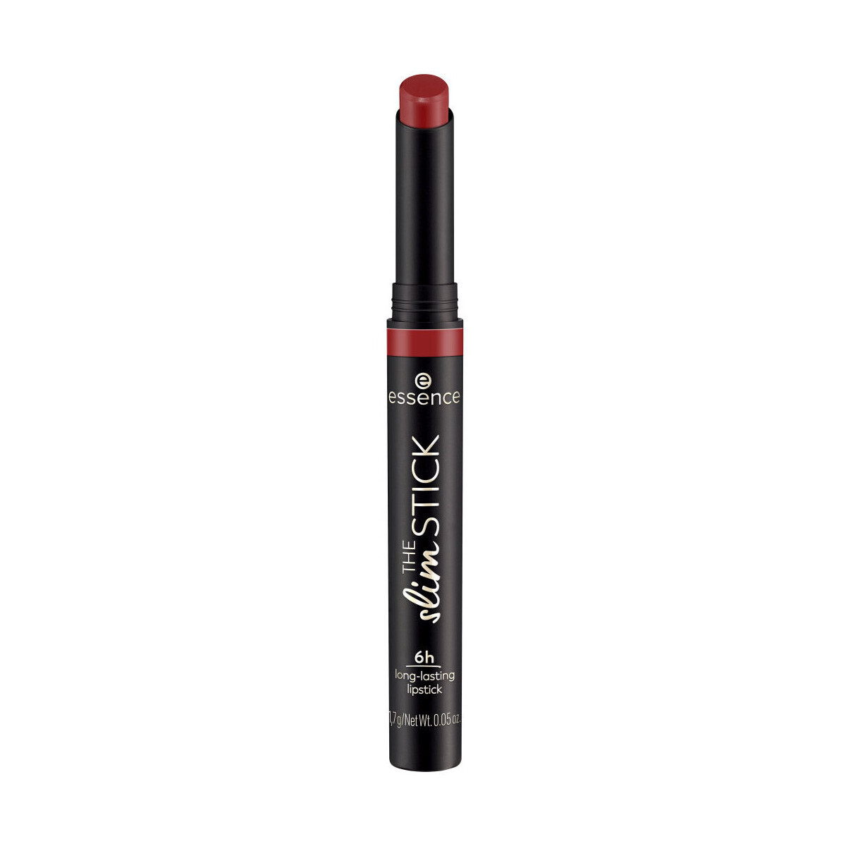 Essence  Long-lasting Lipstick The Slim Stick - 109 Burgundy Bli  Červená