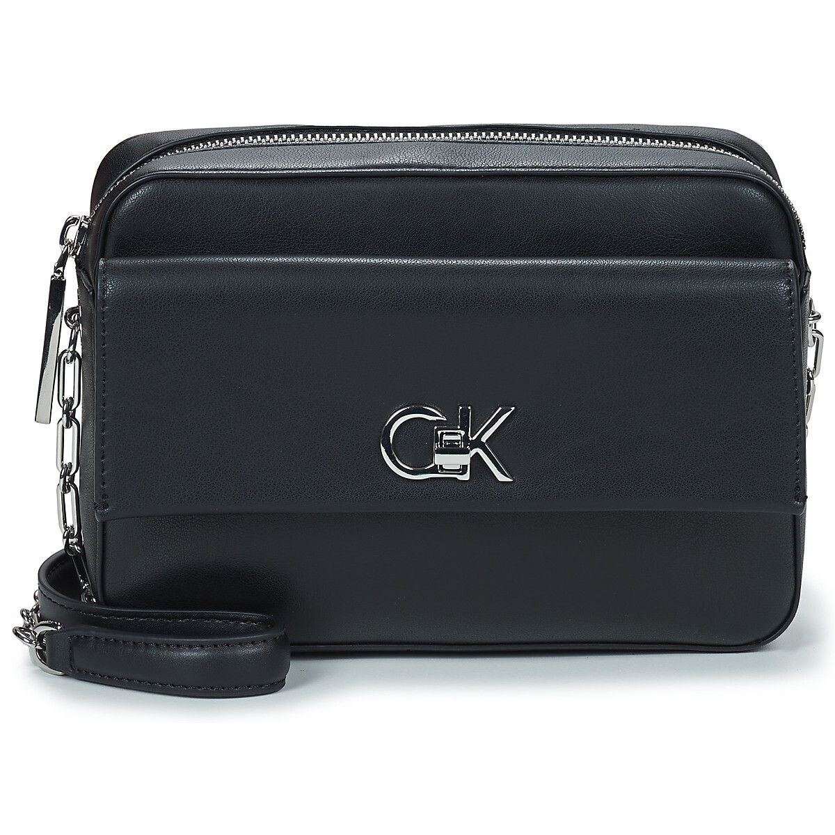 Calvin Klein Jeans  CK RE-LOCK POCKET CAMERA BAG  Černá
