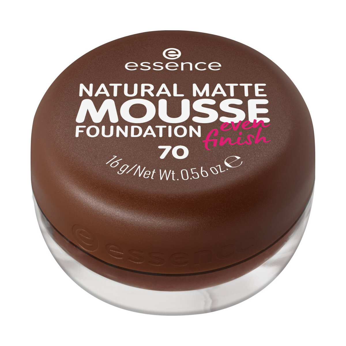 Essence  Natural Matte Mousse Foundation - 70  Hnědá