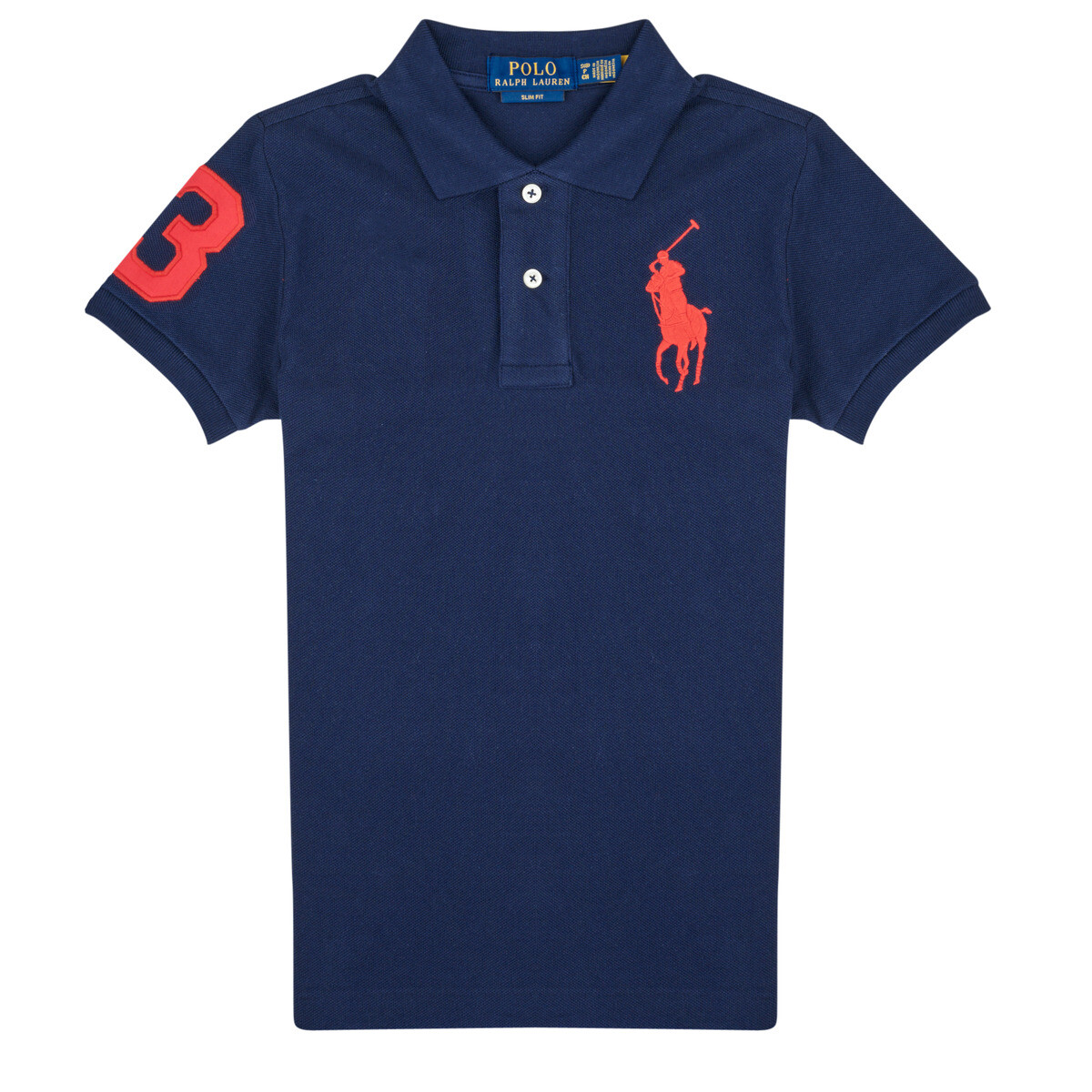 Polo Ralph Lauren  SLIM POLO  Tmavě modrá