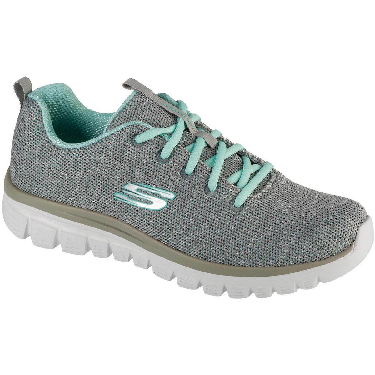 Skechers  Twisted Fortune 12614-GYMN Gray/Mint  ruznobarevne