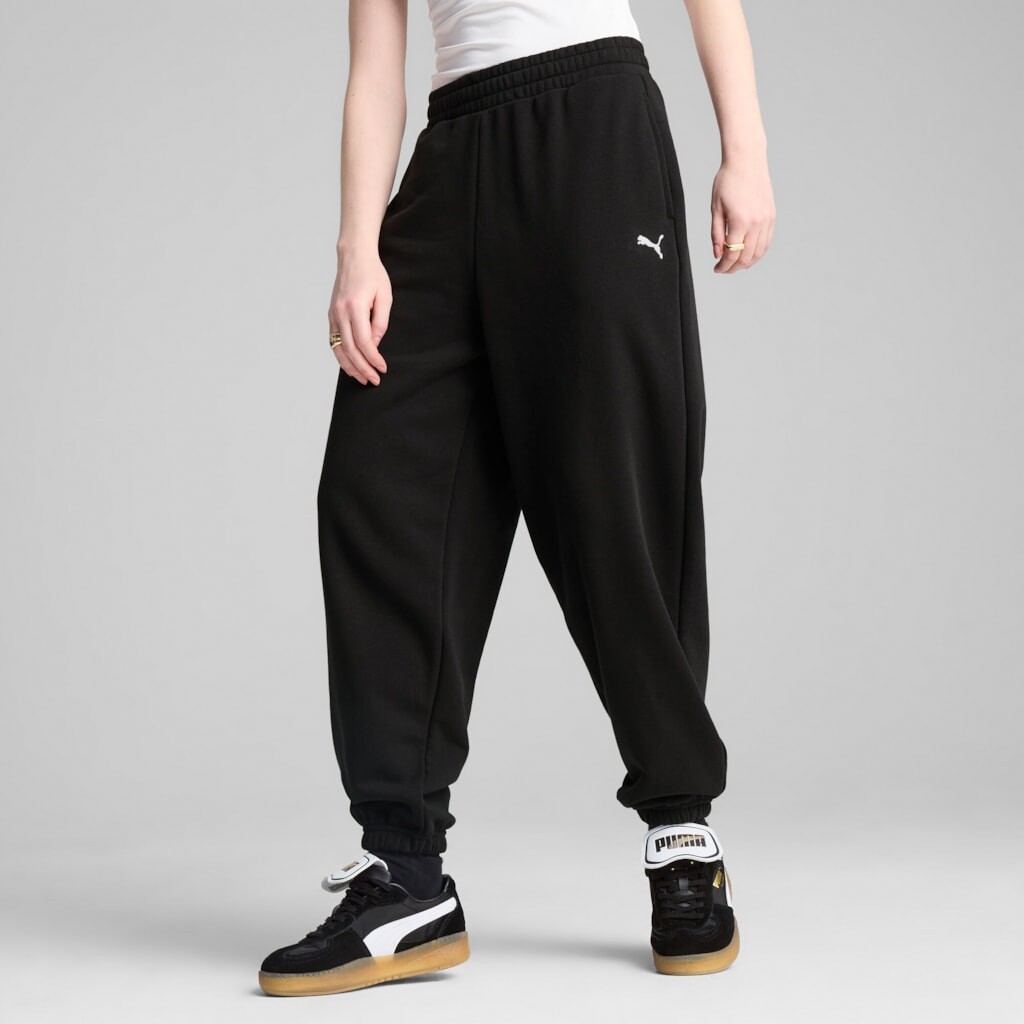 Puma WARDROBE ESS RELAXED SWEATPANTS TR CL Dámské tepláky L 629753-01