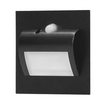 Vestavěné schodišťové svítidlo ORNO DRACO AD-OS-6164LR3/B, 3000K, 30lm, černá