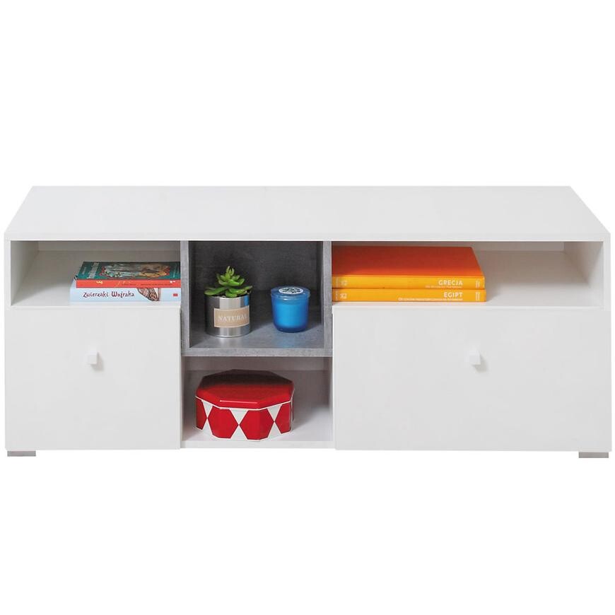 TV skříňka Sigma bílá lux/beton