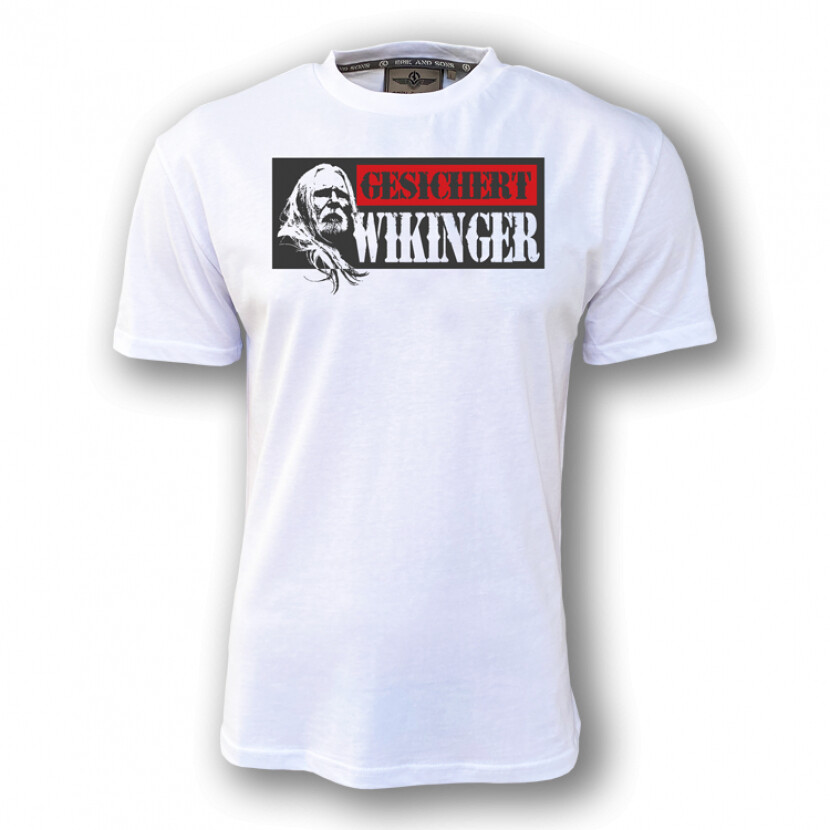 Triko Erik and Sons Gesichert Vikinger - bílé, L