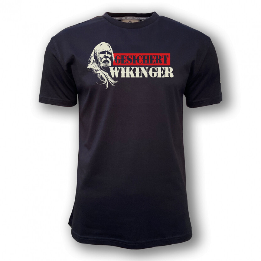 Triko Erik and Sons Gesichert Vikinger - černé, L