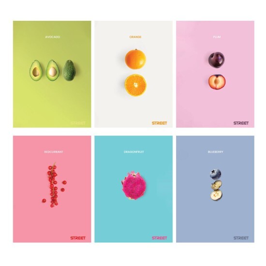 Zet servis Školní sešit 554 - Fresh Fruit - A5, linkovaný, 54 listů