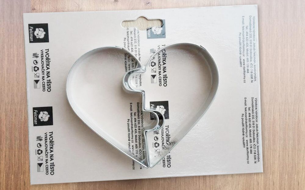 Vykrajovátko - Srdce - puzzle (Valentýnské srdce) - Felcman