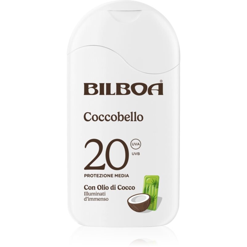Bilboa Coccobello Latte opalovací mléko s kokosovým olejem SPF 20 200 ml
