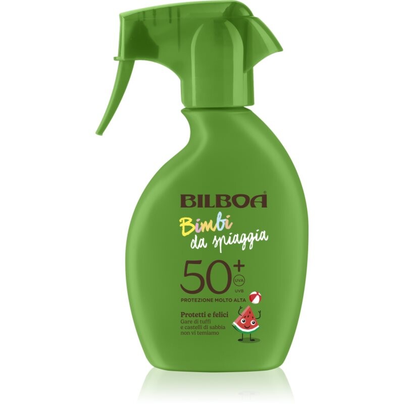 Bilboa Bimbi Trigger opalovací sprej pro děti SPF 50+ 250 ml