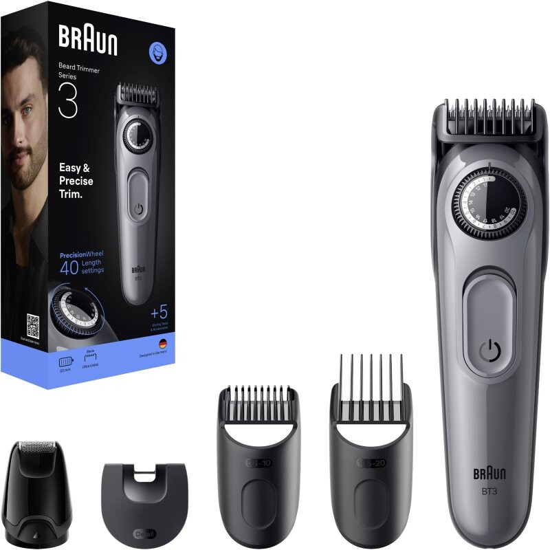 Braun Series 3 BT3560 zastřihovač vousů s 5 stylingovými nástroji 1 ks