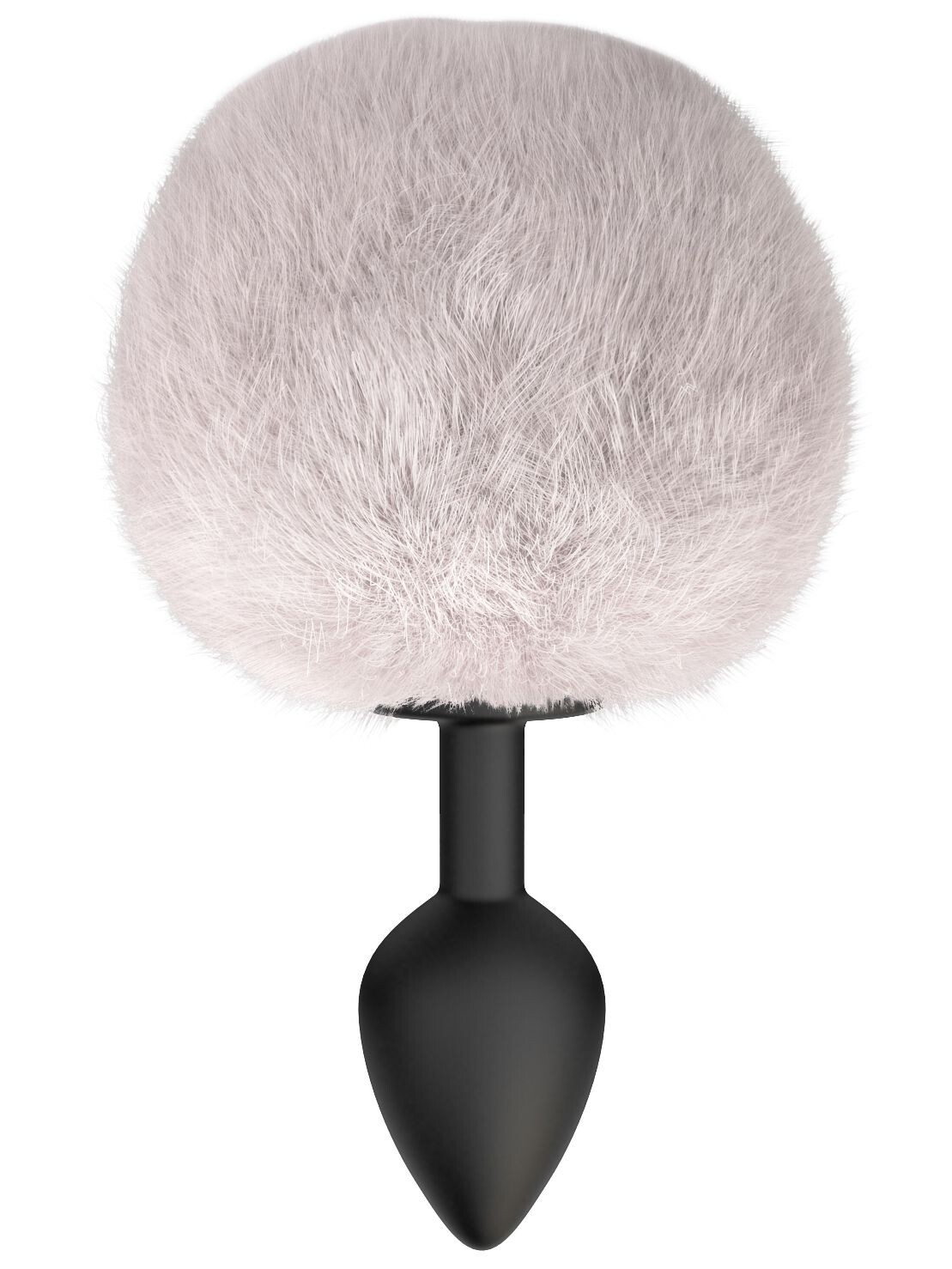 Lola Games Anální kolík s králičím ocáskem Emotions Fluffy White - Lola Games