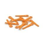 STIHL 4002 007 1000 – plastové nože na žací hlavy PolyCut, oranžové, pr. 145 mm, bal. 12 ks