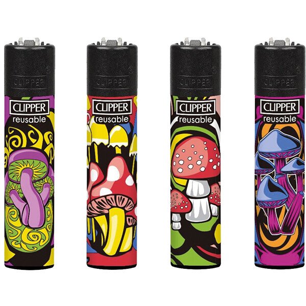 Zapalovač Clipper CP11RH Mushrooms