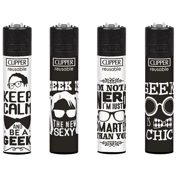Zapalovač Clipper CP11RH Nerd Sentences