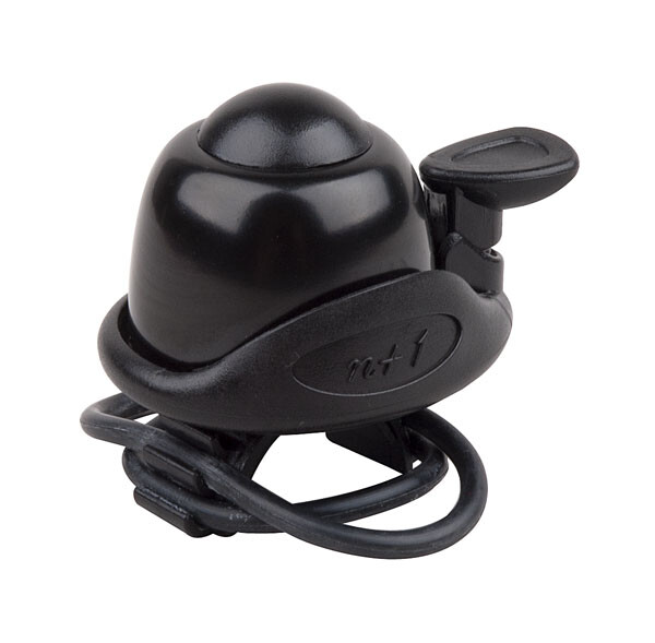 Zvonek PRO-T Plus mini dural na gumičku - černý