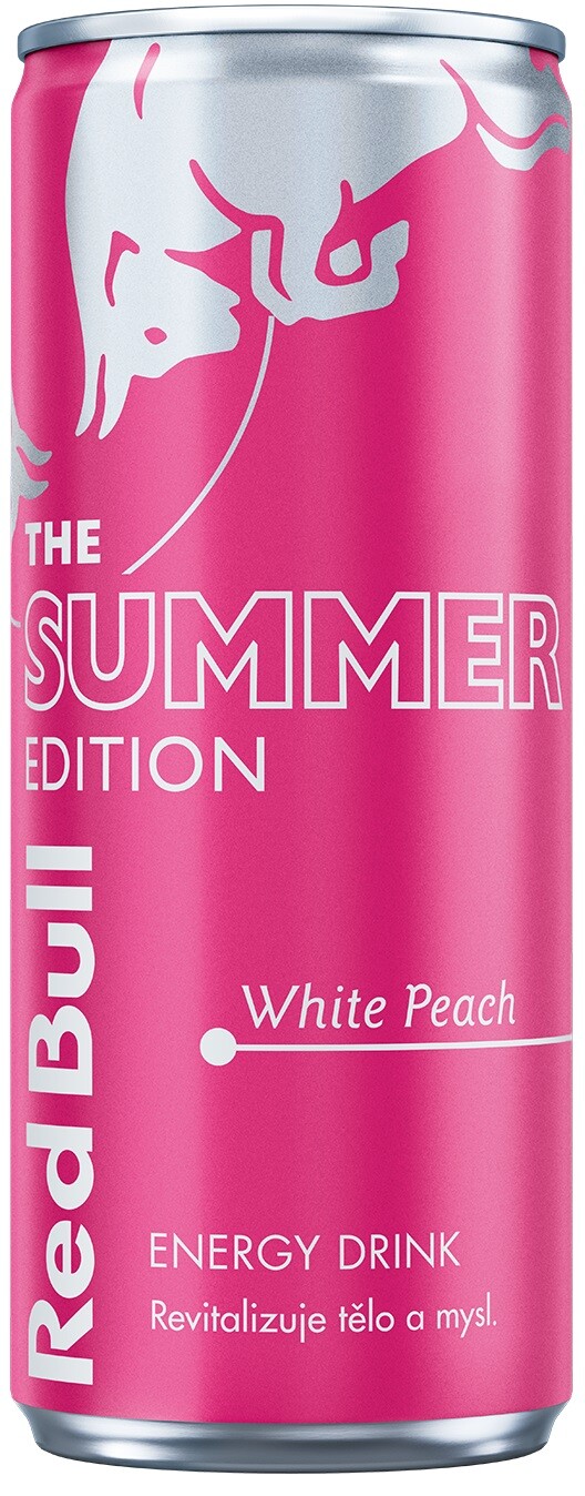 Red Bull energy drink, 250 ml, White Peach, White Peach