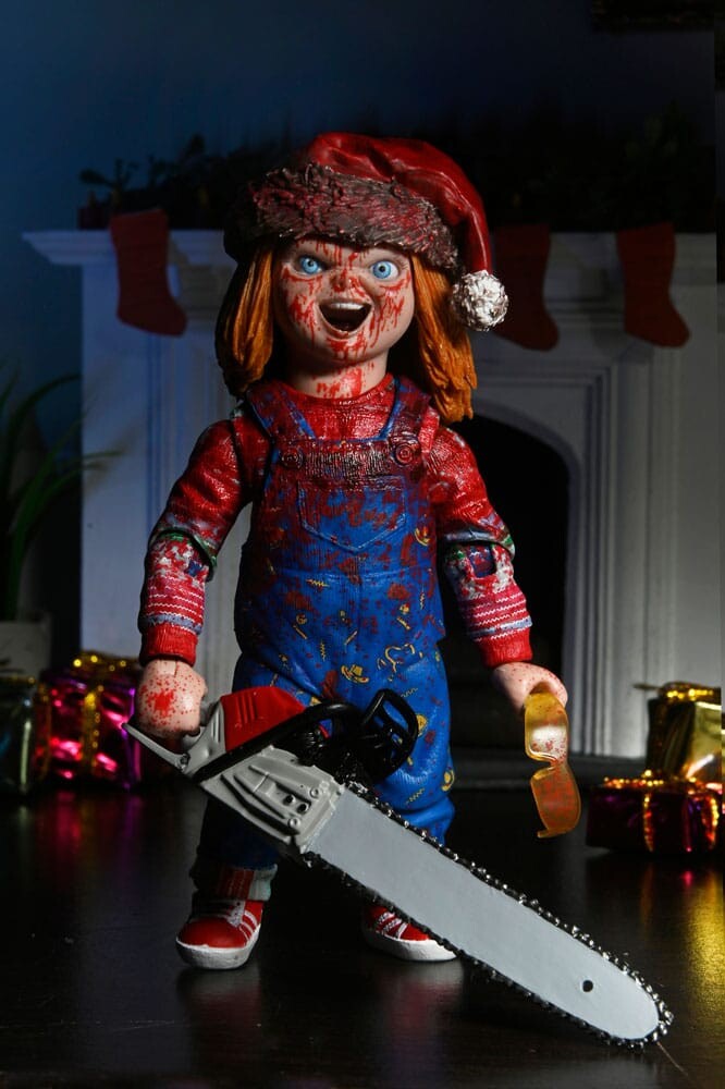 NECA | Childs Play - sběratelská figurka Ultimate Chucky (Holiday Edition) 10 cm