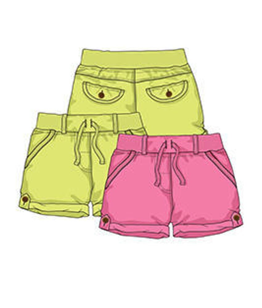 Kraťasy dívčí, Minoti, vibe 8, zelená - 104/110 | 4/5let