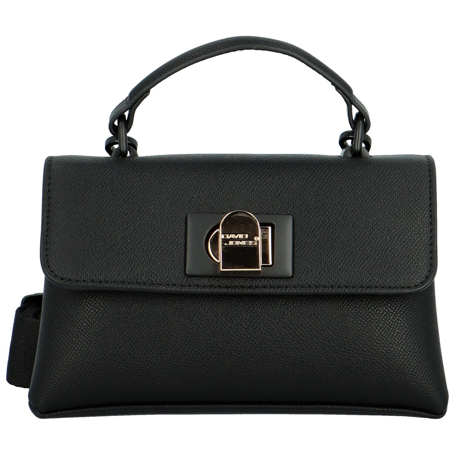 Módní dámská koženková kabelka do ruky Kalissa, černá