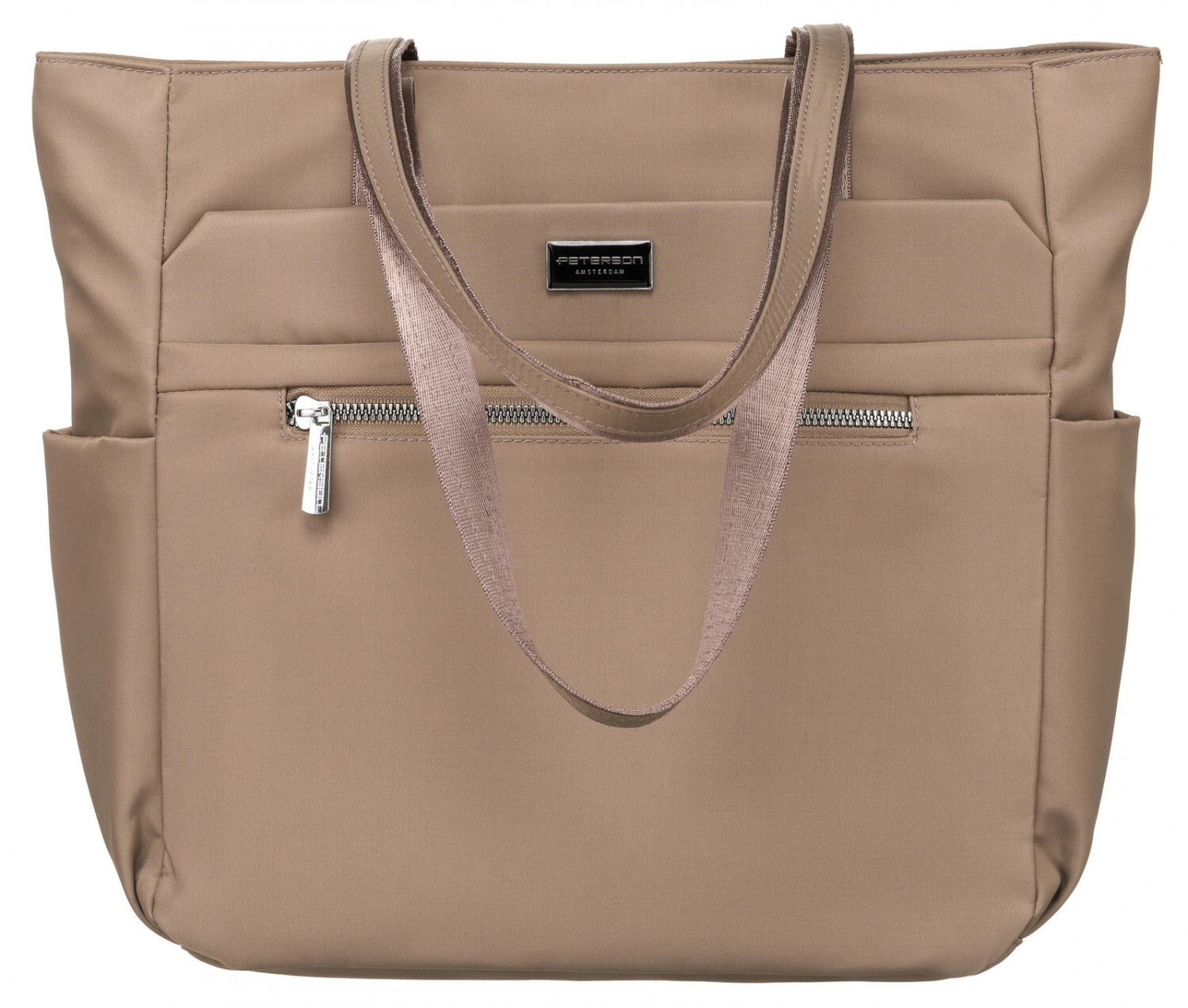 Prostorná dámská shopper kabelka Luna, béžová